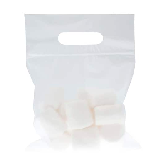 24 Packs: 25 ct. (600 total) Clear Zip Treat Bags with Handle by Celebrate It™